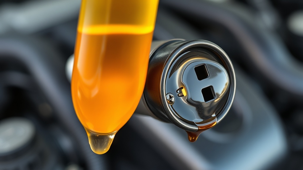 Признак 1: изменение цвета масла