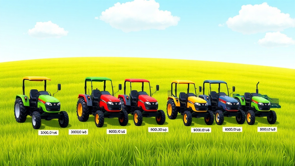 Базовые ценовые сегменты минитракторов